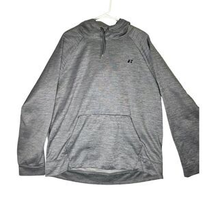 Russell Athletic Men's Tech Fleece Pullover Hoodie‎ Gray Size XL Long Sleeve